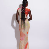 DLCT Contemporary SISI cowl back gown