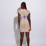 OBAA MINI DRESS - ILÉ PRINT (Made To Order)