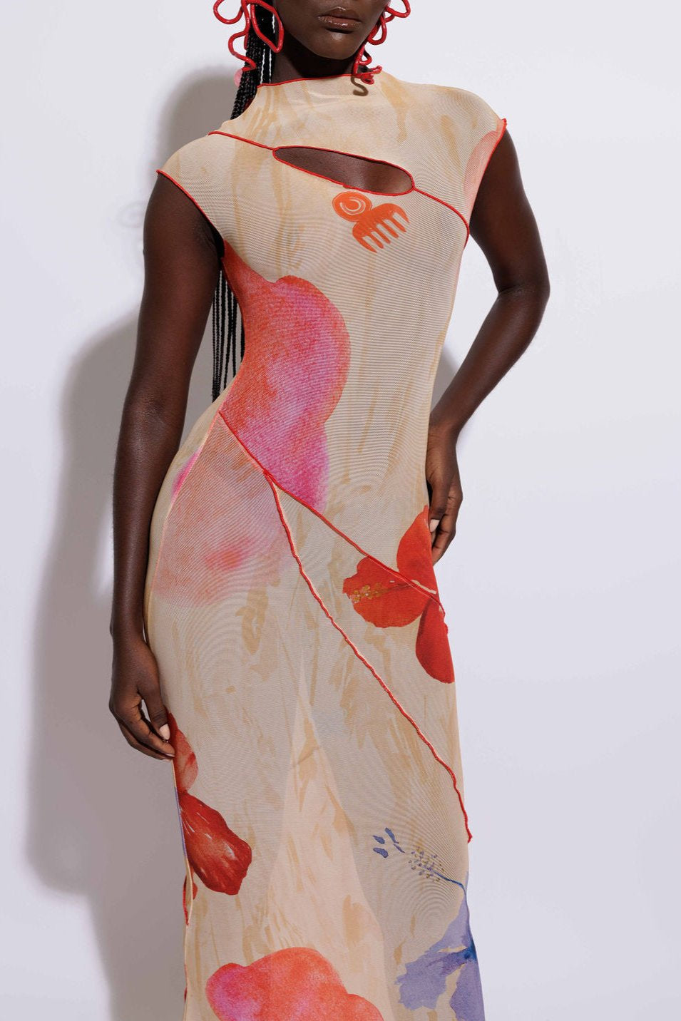 DLCT Contemporary SISI gown cropoed front view 